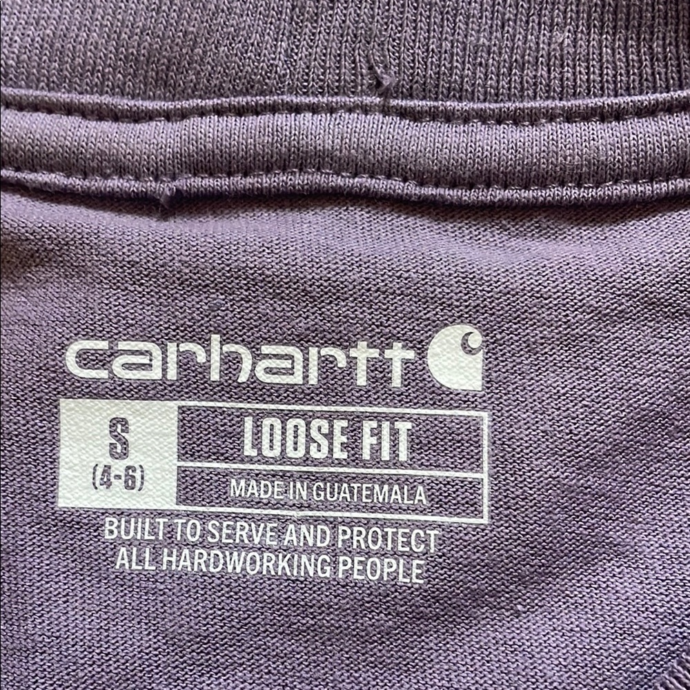 Carhartt women’s Short Sleeve Tee in Lavender - Picture 2 of 11